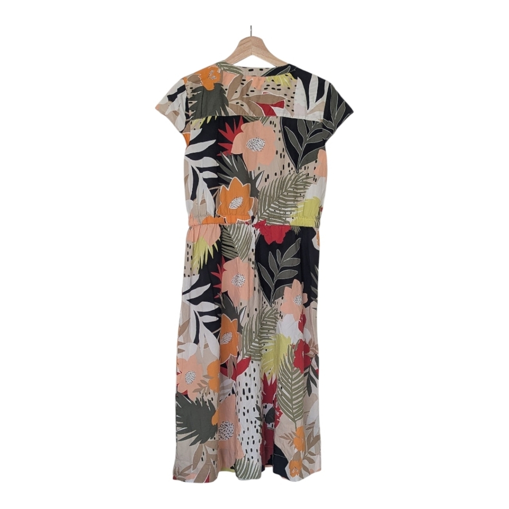 LOFT Cotton Mesh Floral Dress Drawstring Belt, 2 - Picture 2 of 7